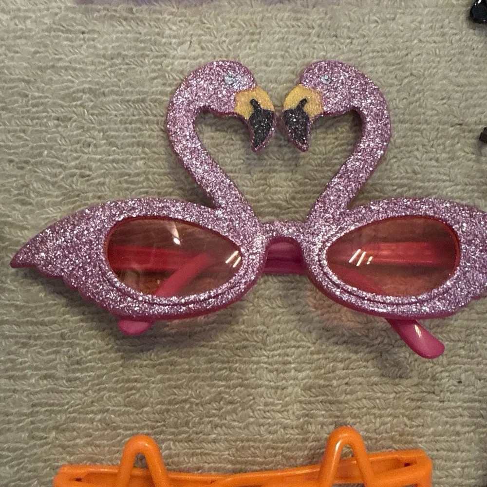 Lot of 12 Kids Fun Party DressUp Costume Sunglasses Multicolor Styles & Themes